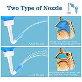 Waterpulse Neti Pot, 60 paquetes de sal, lista para preparar en casa