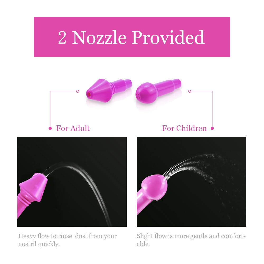 Waterpulse Neti Pot, accesorios para adultos y niños para enjuague seguro.