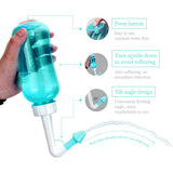 Waterpulse Neti Pot cuerpo transparente, permite ver el nivel de agua