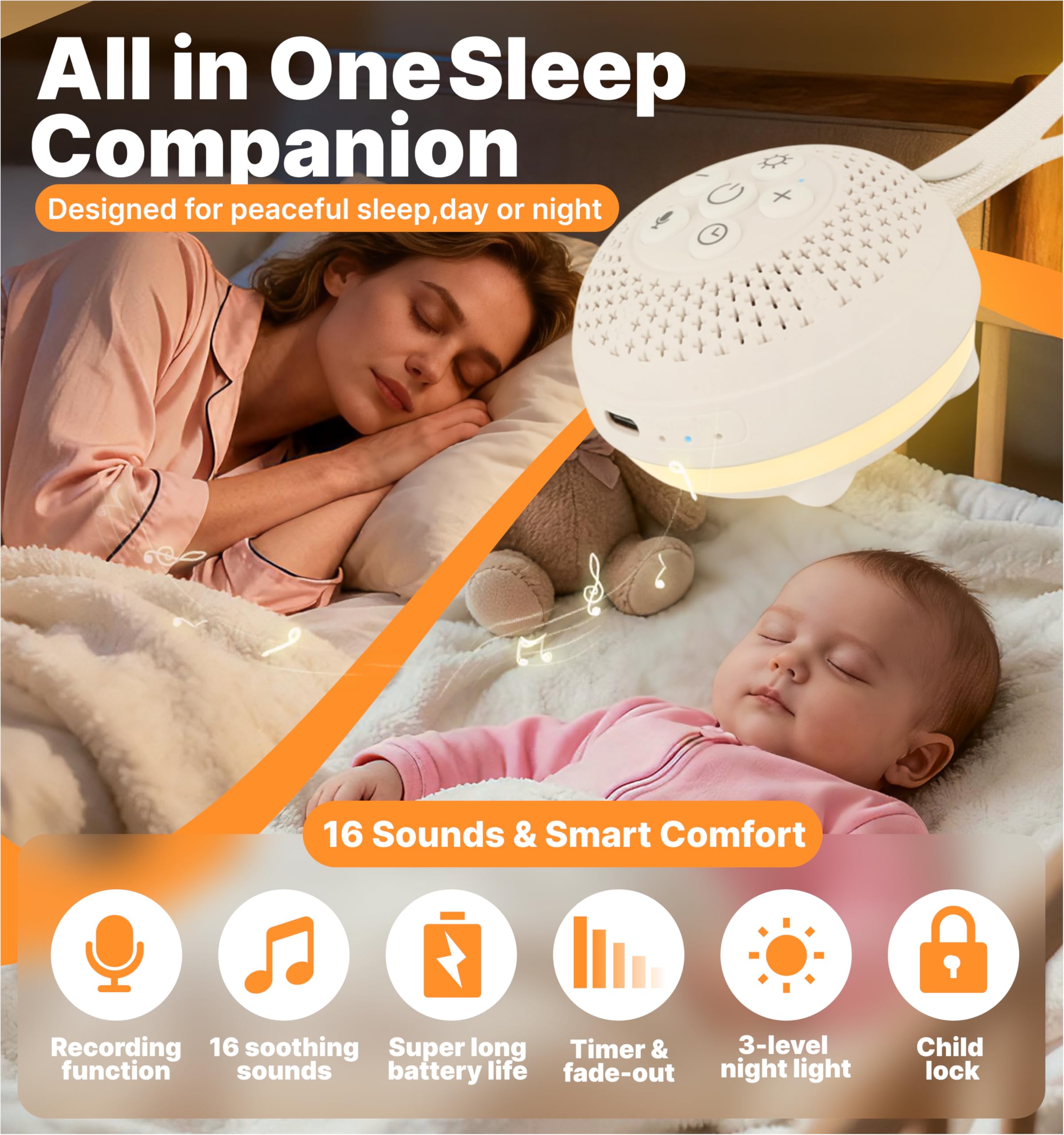 Watfal: 16 sonidos de alta fidelidad para dormir o viajar.