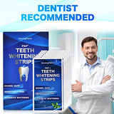 Aplicación fácil de tiras Waving Palms para blanqueado suave en dientes sensibles.