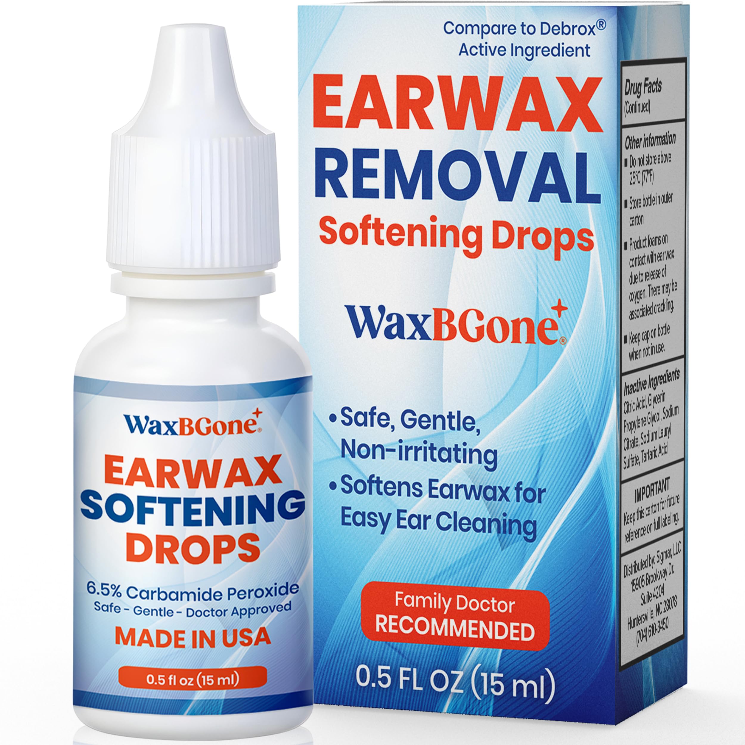 WaxBgone: gotas auriculares en botella para suavizar cerumen de forma segura