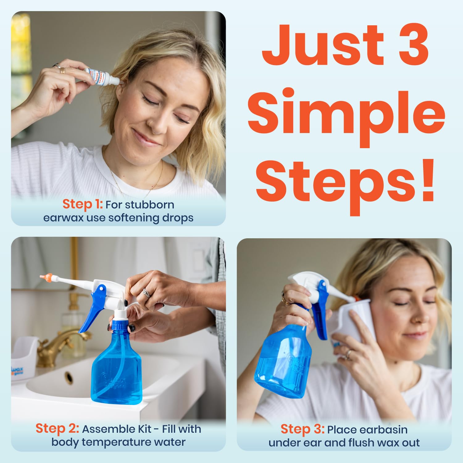 WaxBGone instrucciones fáciles de seguir para uso doméstico seguro.