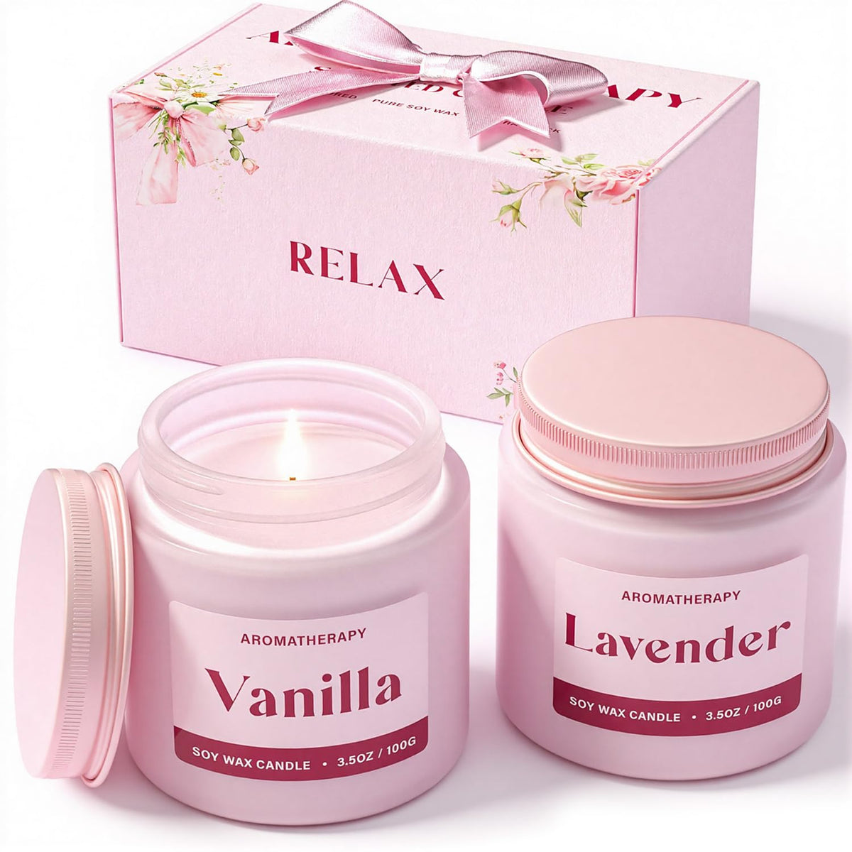 Waxcanpy vela lavanda: aroma relajante para momentos de calma.