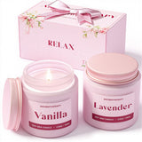 Waxcanpy vela lavanda: aroma relajante para momentos de calma.