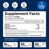 We Like Vitamins Astaxantina botella de 60 cápsulas, opción duradera para la vitalidad
