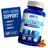 We Like Vitamins Resveratrol 1000mg cápsulas vegetales para uso diario