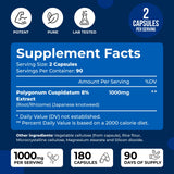 We Like Vitamins Resveratrol, 180 cápsulas para suministro de tres meses.