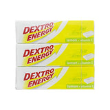 WeaShaemgLi Dextro Energía tabletas limón, empaque frontal, energía rápida para el día