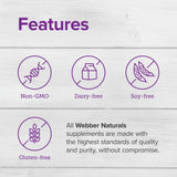 Webber Naturals Alcachofa, apoyo digestivo para la vida diaria
