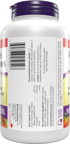 Webber Naturals vinagre de manzana, ingrediente principal 100% fruta fermentada