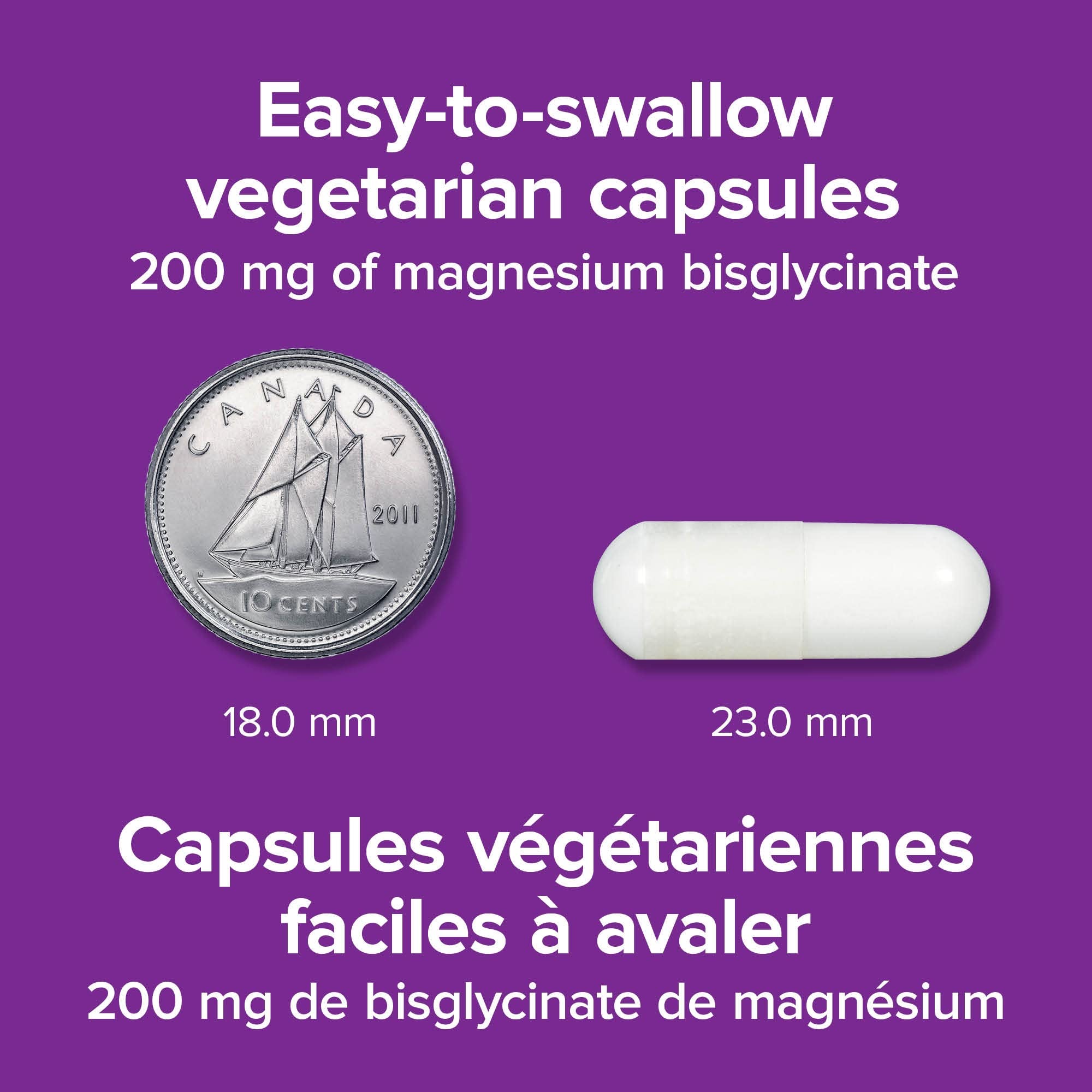 Webber Naturals Magnesium Bisglycinato 200 mg: soporte a huesos y dientes para la vida activa.