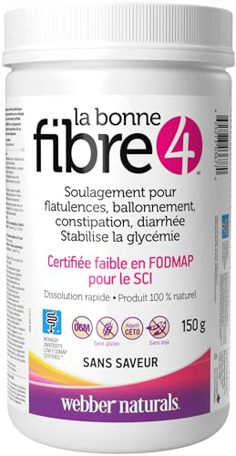 Webber Naturals Fibre4 bote compacto para almacenamiento sencillo