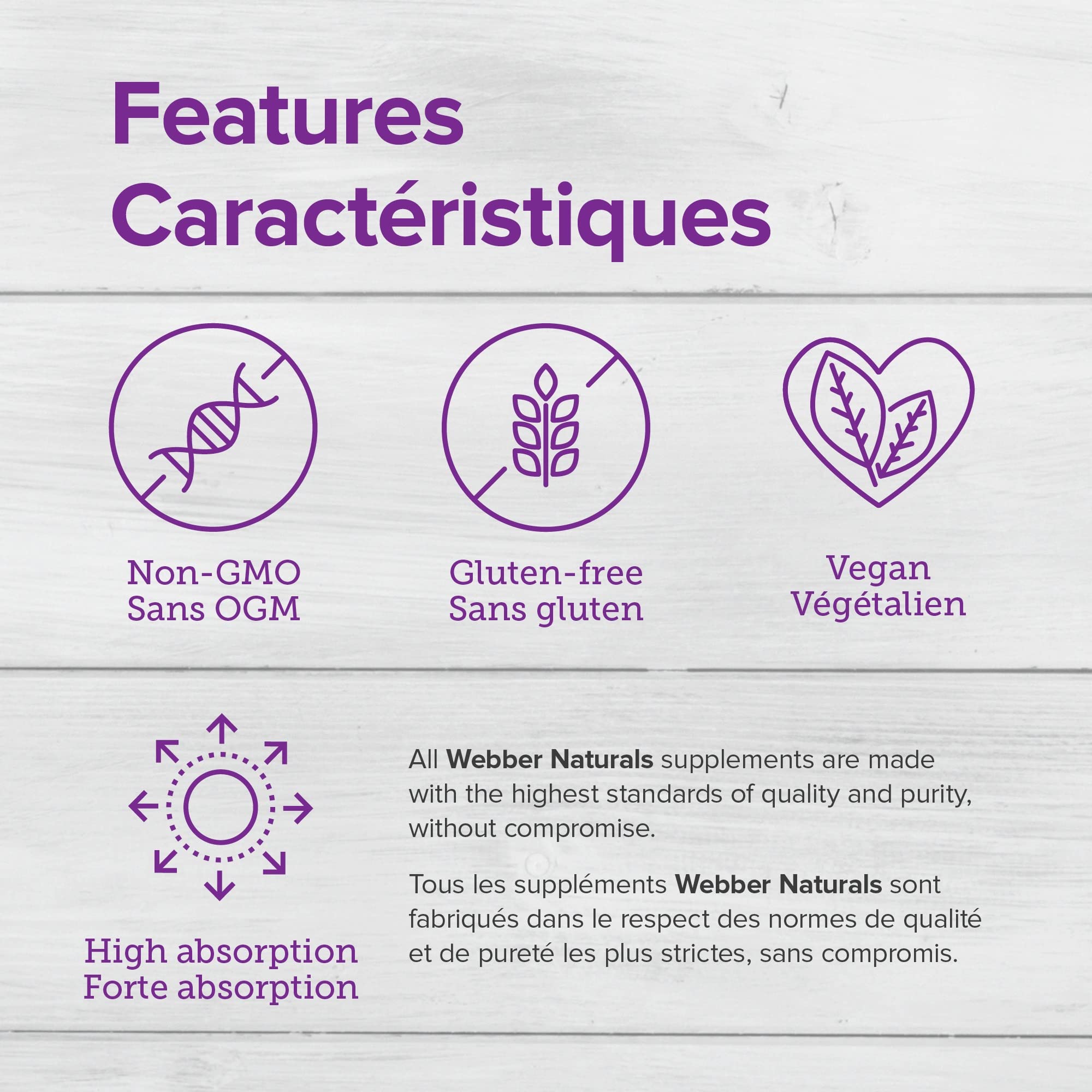 Webber Naturals Zinc Citrate 50 mg, en mano, aporte para piel y uñas