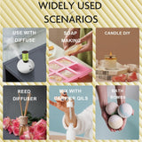 Wecona aceites esenciales para proyectos DIY como velas y jabones.