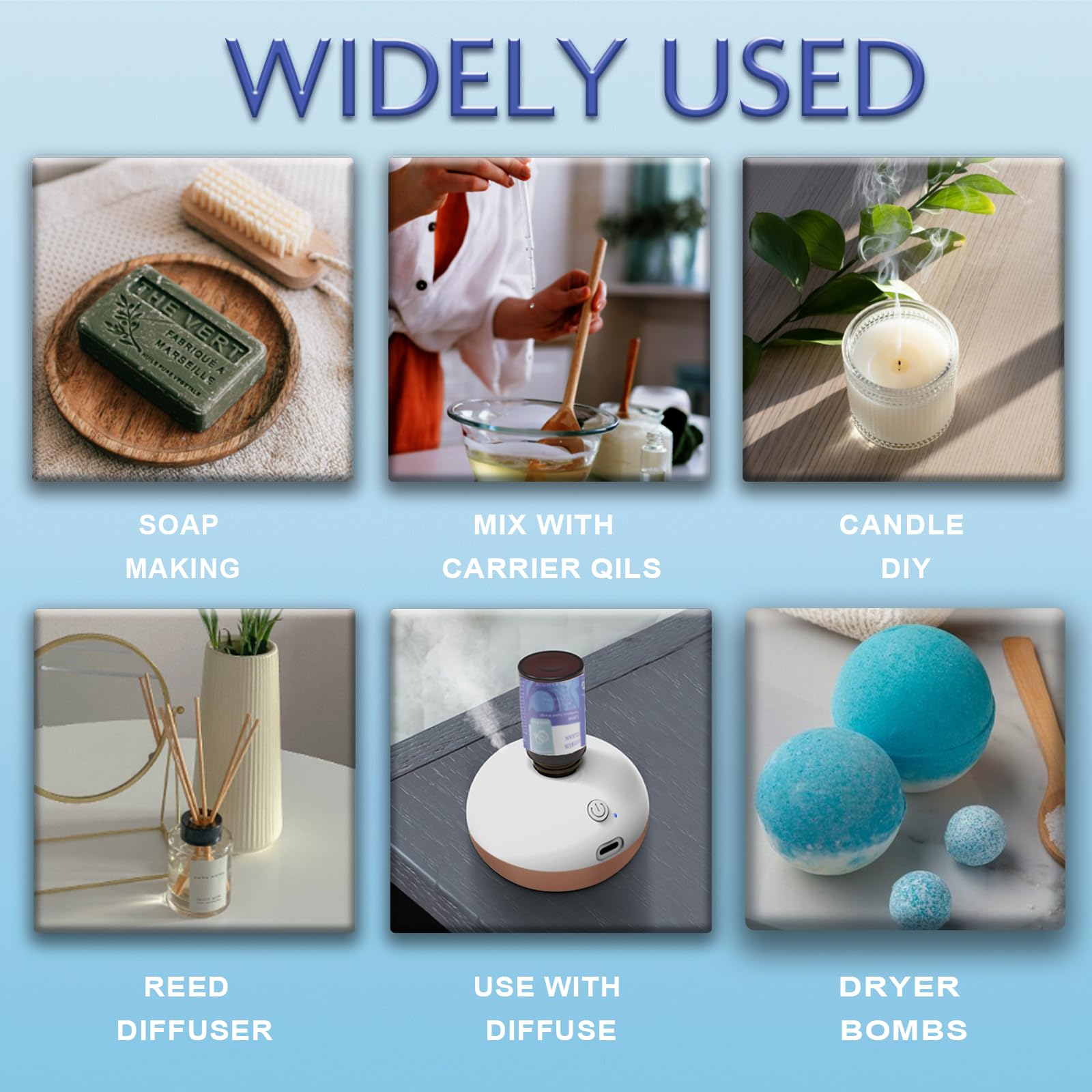 Wecona ambientación casa: aceites para limpiezas con aroma duradero.
