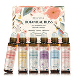 Wecona set de aceites esenciales con rollos para relajación diaria en cualquier lugar.