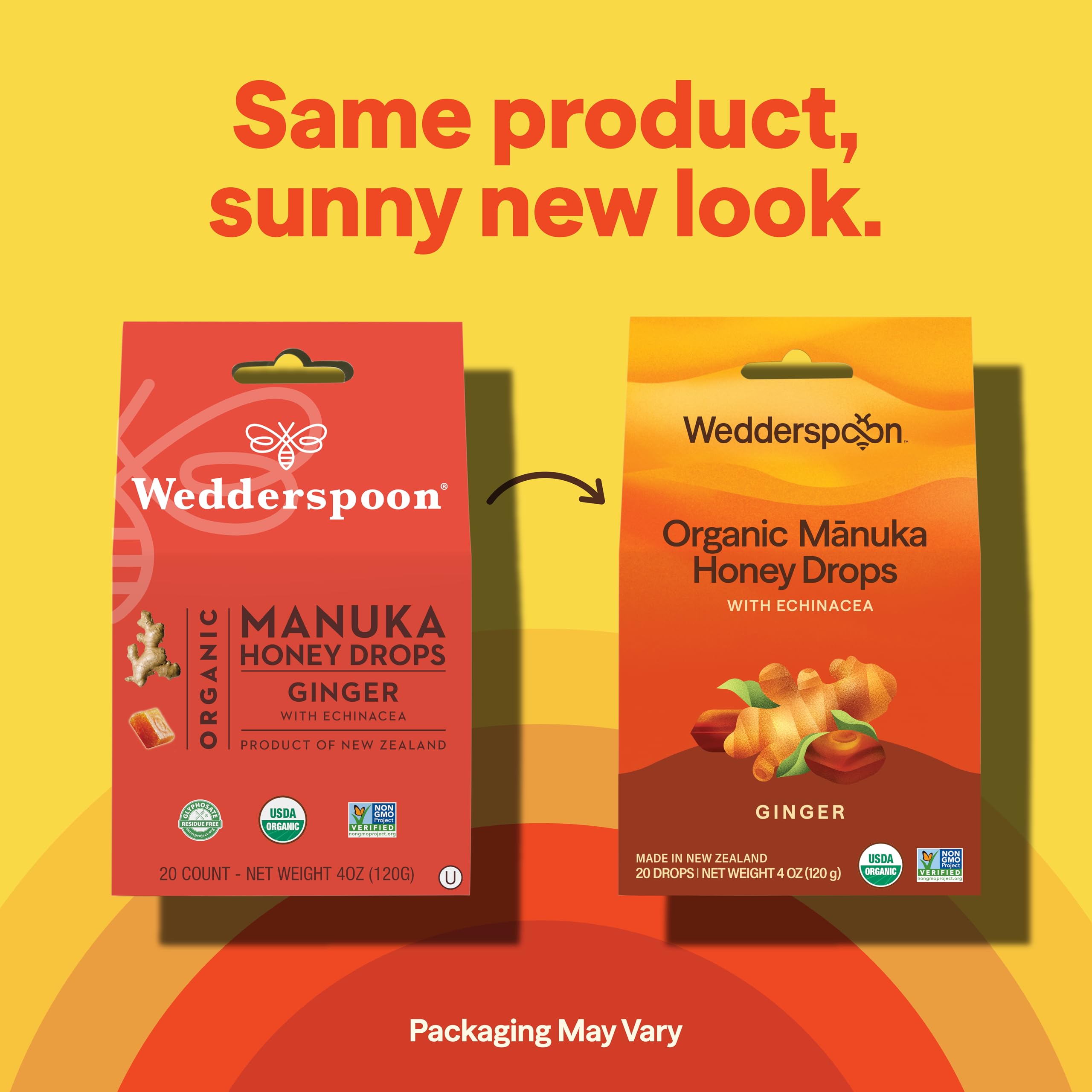 Ingredientes naturales de Wedderspoon Manuka, sin colorantes ni conservantes artificiales