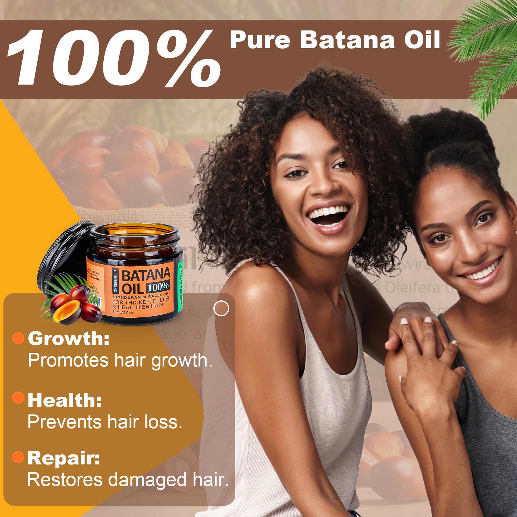 WEEMOTD Batana Oil, textura rica que aporta brillo natural.