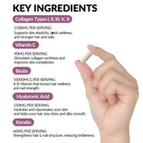 Mezcla de cinco tipos de colágeno para piel y articulaciones