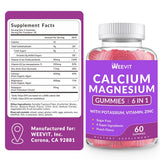 Weevit gominolas calcio magnesio zinc, uso diario seguro