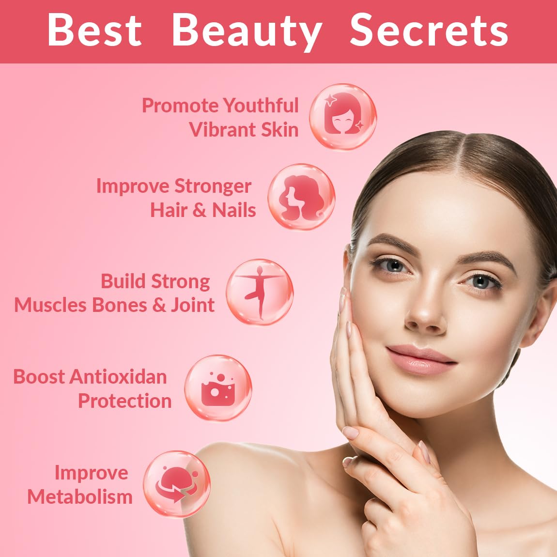 Piel, cabello y uñas más saludables con gominolas Weevit.