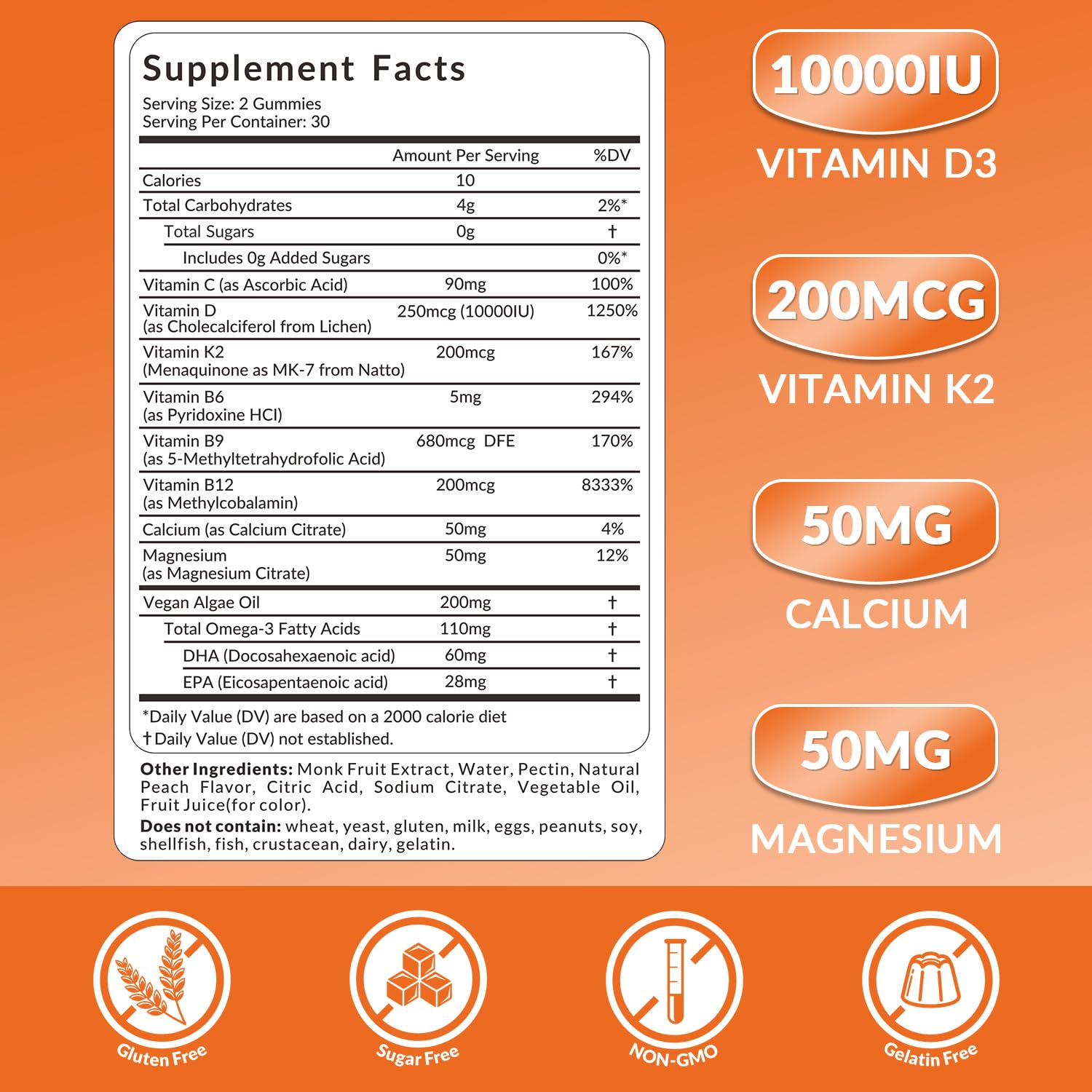 Gominolas Weevit omega-3 D3-K2, energía y claridad mental.
