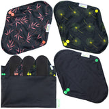 Wegreeco almohadillas menstruales con exterior Diente de León para protección diaria y comodidad.