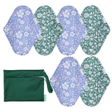 wegreeco almohadillas reutilizables, flor-en-pleno-florecimiento-pequena, confort diario durante el periodo