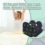 Wegreeco conjunto de 6 almohadillas reutilizables con impresión diente de león