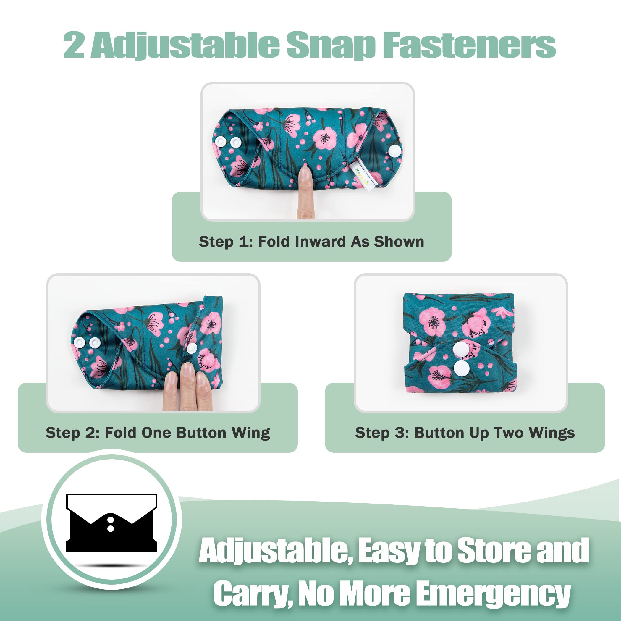 Wegreeco conjunto de seis tallas para ajustar según necesidad.
