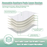 Wegreeco toallas con nucleo microfibra, alta absorción y lavado más facil.