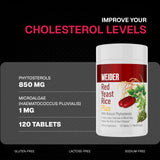 Cápsulas de Weider Red Yeast Rice Plus fáciles de tomar
