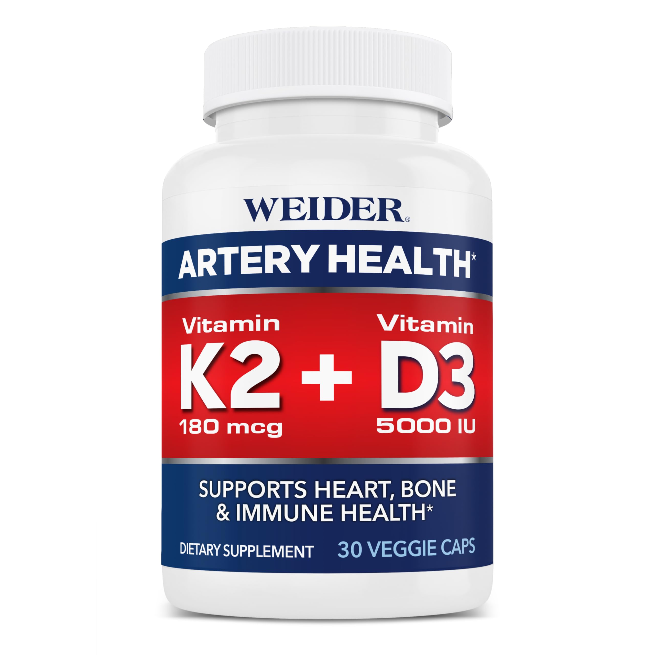 Weider Artery Health cápsulas-veganas, apoyo a la salud arterial para la movilidad diaria.