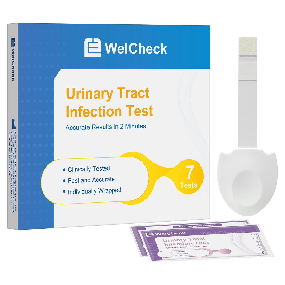 WelCheck UTI: tira de prueba 2 minutos para resultados rápidos