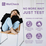 WelCheck UTI: leucocitos y nitrito en una lectura clara