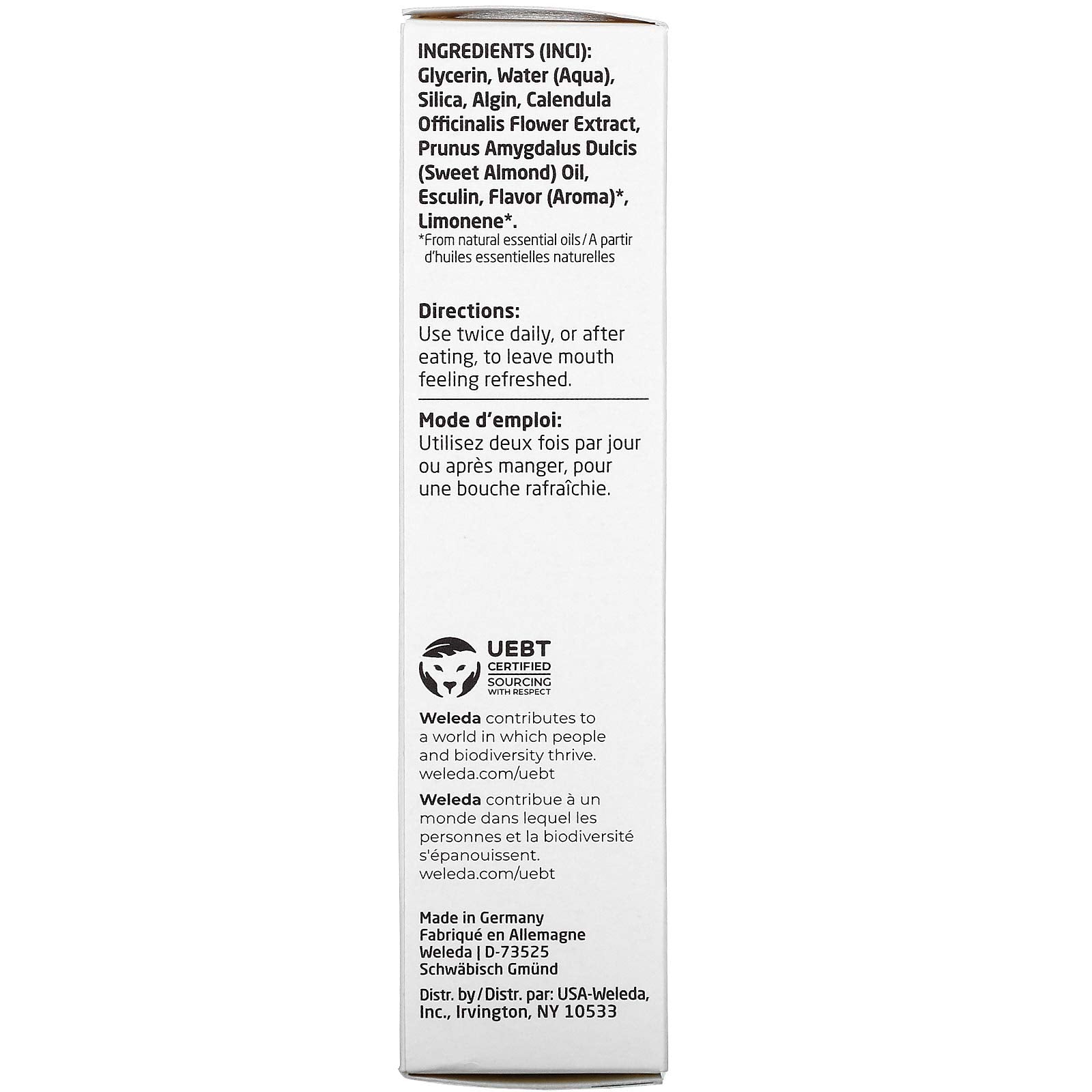 Weleda gel dental infantil, aplicación suave, ayuda al cepillado diario