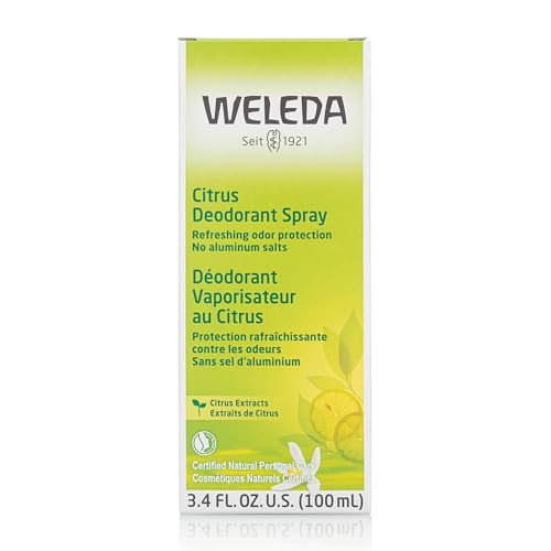 Weleda Desodorante Cítrico, atomizador, aroma de limón para revitalizar