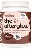 Wellah Afterglow Multi Collagen Chocolate botella, apoyo diario a cabello y piel