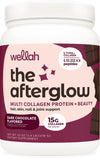 Wellah The Afterglow polvo chocolate oscuro, sabor delicioso para batidos proteínicos diarios