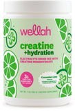 Wellah Creatine + Electrolytes en empaque compacto para entrenamientos