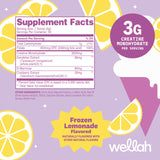 Wellah Creatine para mujeres, dispensador medidor para porciones de 3 g.
