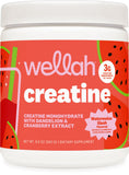 Wellah Creatine para mujeres, slush de sandía en frasco para beber.