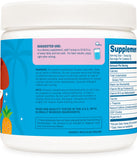 Wellah Energy Powder Blue Hawaii, mezcla en agua con sabor tropical refrescante.