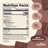 Wellah Protein Your Whey sabor chocolate con leche ideal para batidos tras entreno.
