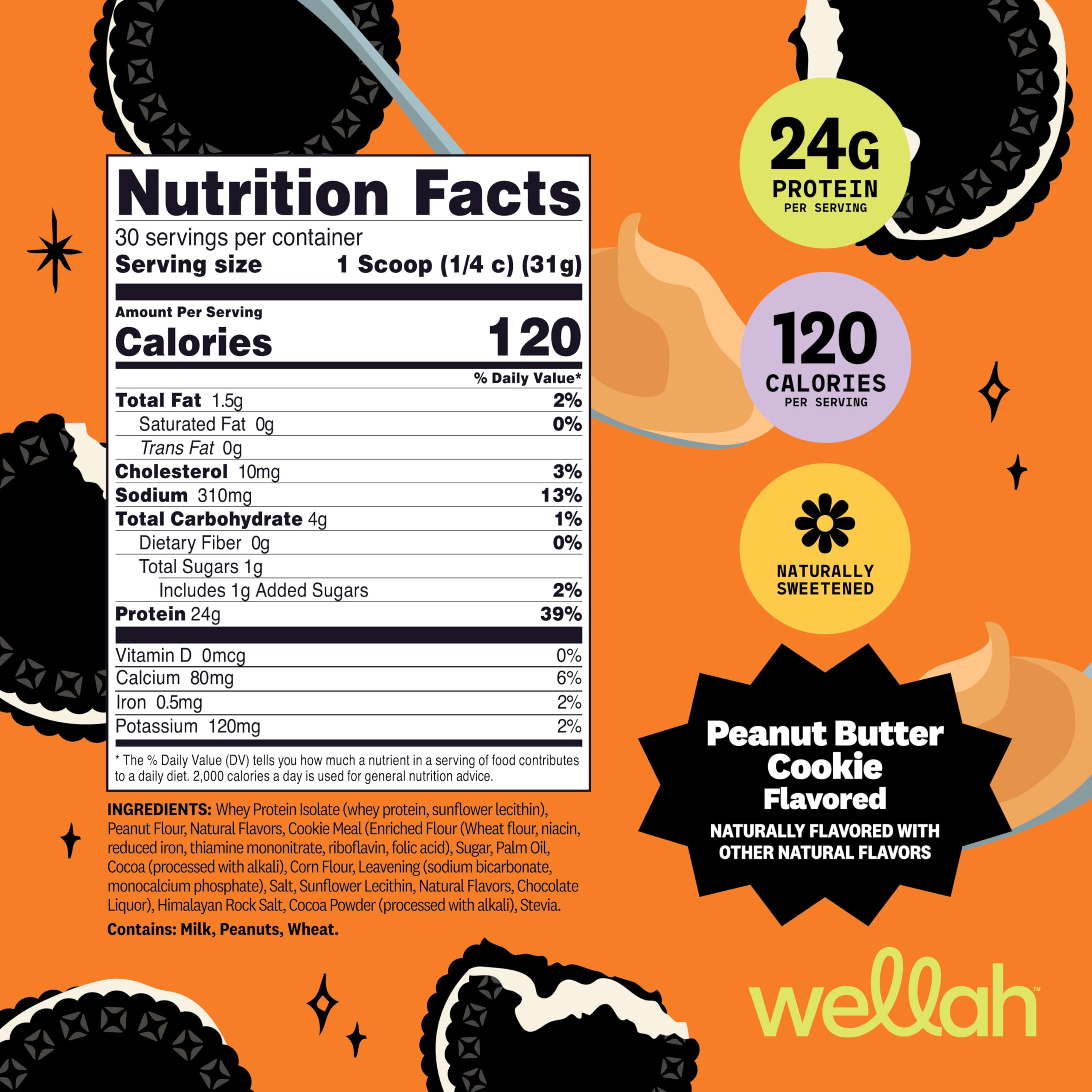 Wellah proteina whey aislada de pasto, variedad de sabores para batidos deliciosos.