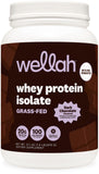 Wellah Whey Isolate Chocolate Oscuro – botella para consumo diario