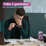 Well&Whole gomitas, ingredientes clave como mucuna pruriens y L-tirosina.
