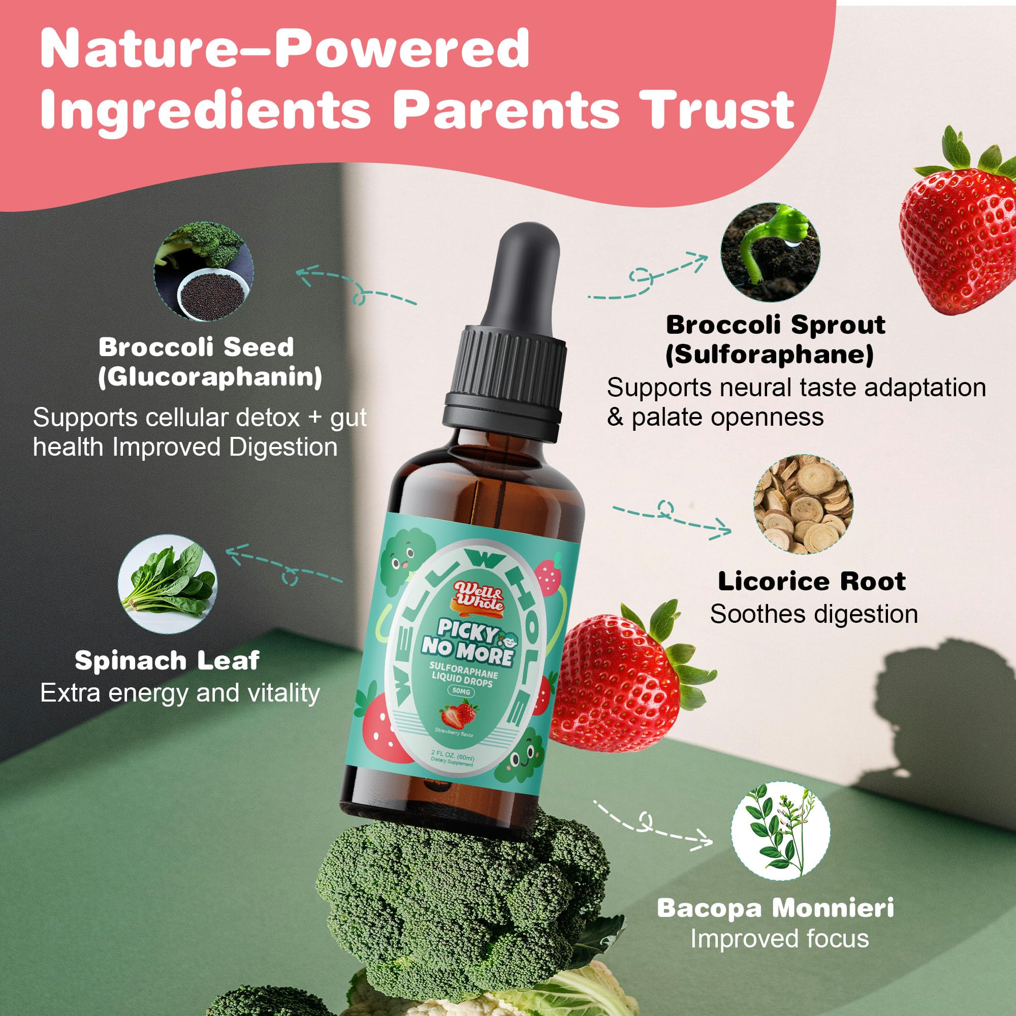 Well&Whole: extracto brocoli de brocoli para nutrición diaria
