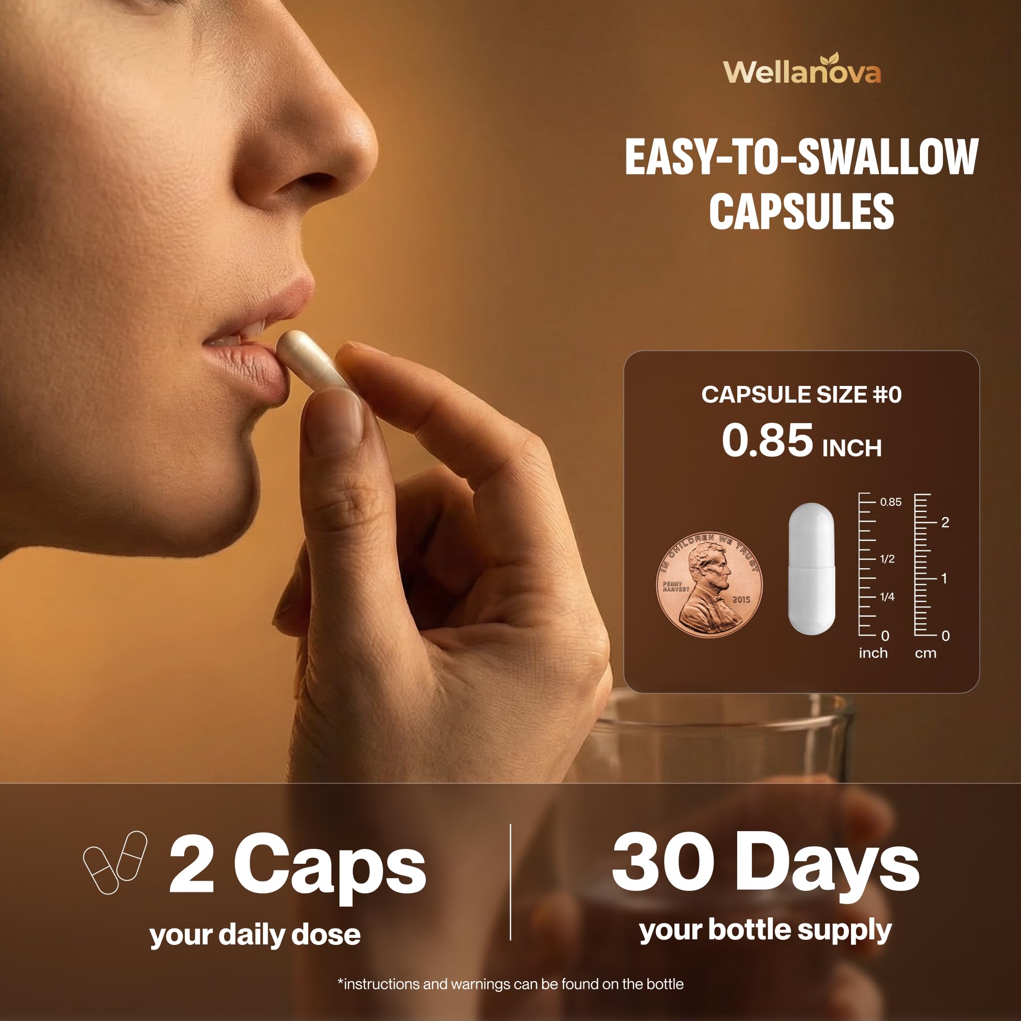 Wellanova empaque compacto y limpio, ideal para casa o viaje.
